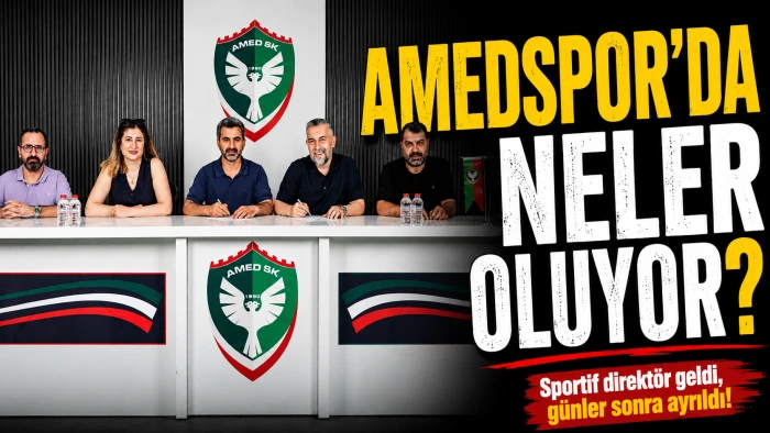 Amedspor&rsquo;da S&uuml;rpriz Ayrılık
