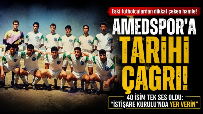 Amedspor&rsquo;un Eski Futbolcularından İstişare Kurulu &Ccedil;ağrısı