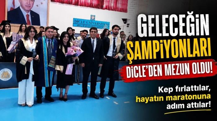 Dicle BESYO&rsquo;da Mezuniyet Coşkusu