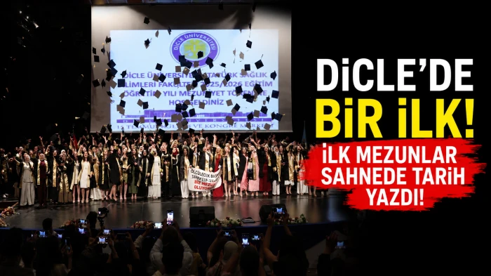 Dicle &Uuml;niversitesi&rsquo;nde Tarihi Mezuniyet