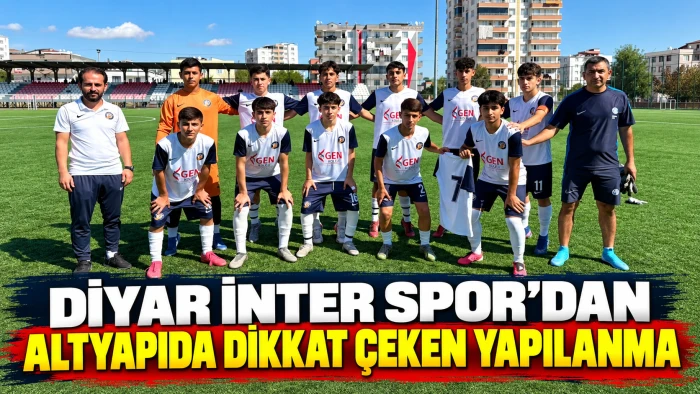 Diyar İnter Spor&rsquo;dan altyapıda dikkat &ccedil;eken yapılanma