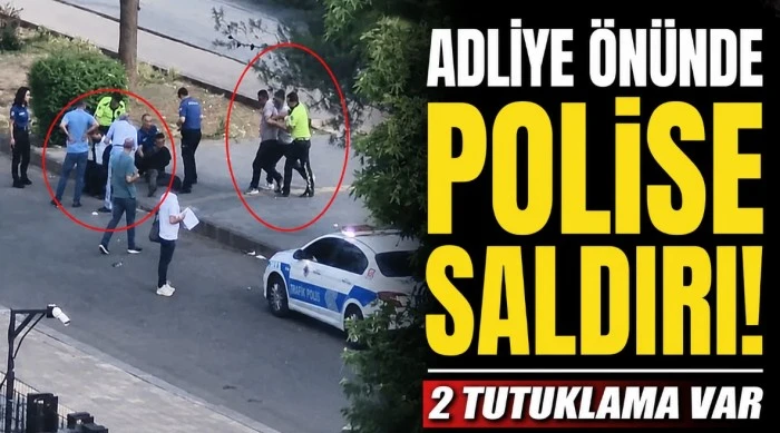 Diyarbakır Adliyesi &Ouml;n&uuml;nde Polise Saldırı: 2 Kişi Tutuklandı