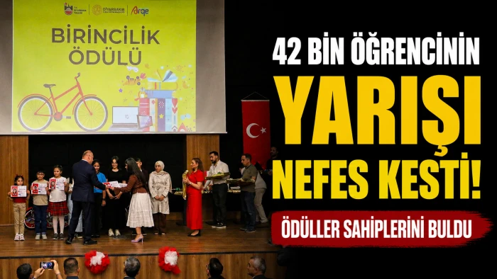 Diyarbakır&rsquo;da 42 Bin &Ouml;ğrencinin Katıldığı Projede &Ouml;d&uuml;ller Sahiplerini Buldu