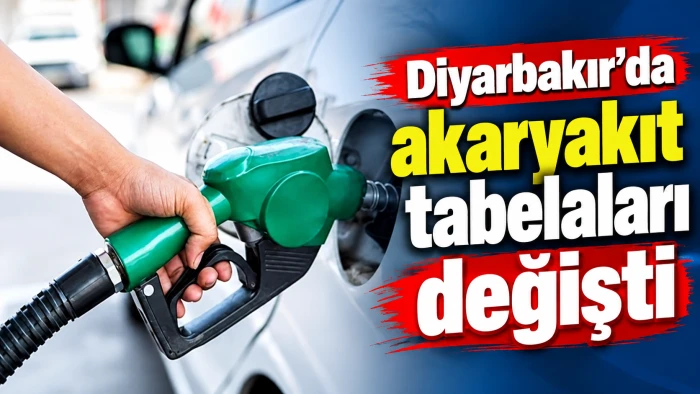 Diyarbakır&rsquo;da akaryakıt tabelaları değişti
