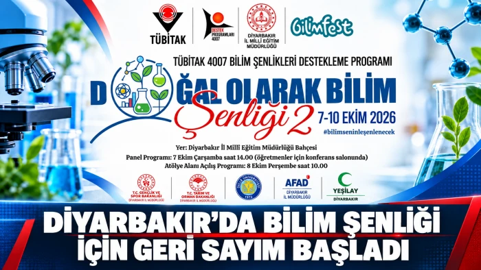 Diyarbakır&rsquo;da bilim şenliği i&ccedil;in geri sayım başladı