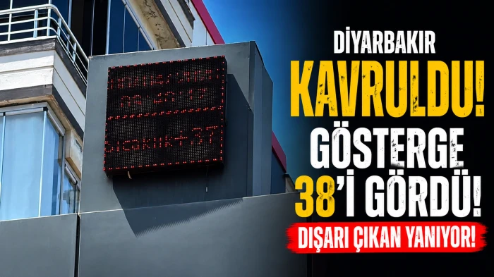 Diyarbakır'da &Ccedil;ocuklar Anzele&rsquo;ye, Vatandaşlar G&ouml;lgeye Sığındı