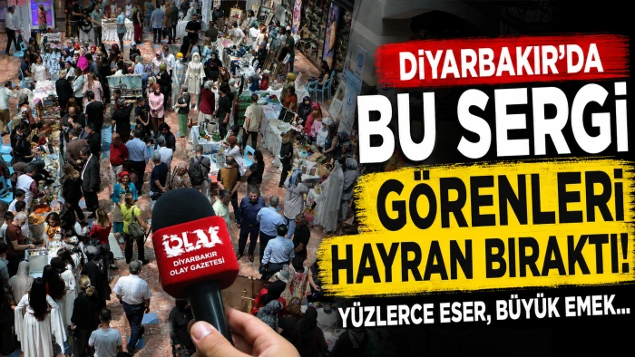 Diyarbakır&rsquo;da El Emeği Eserler G&ouml;r&uuml;c&uuml;ye &Ccedil;ıktı