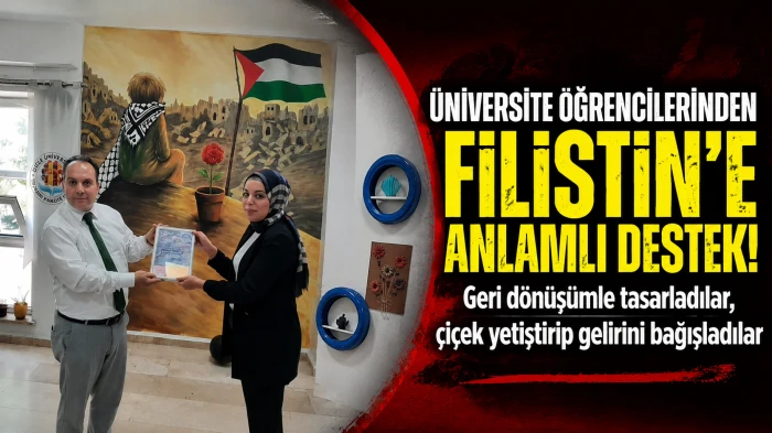 Diyarbakır'da Filistin Temalı Anlamlı Proje