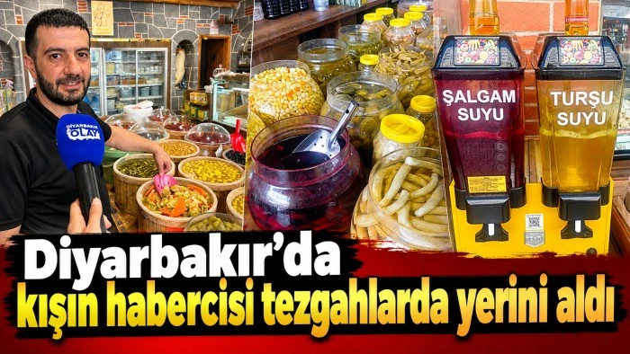 Diyarbakır’da kışın habercisi tezgahlarda yerini aldı