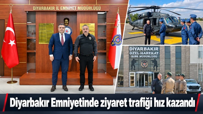 Diyarbakır Emniyetinde ziyaret trafiği hız kazandı