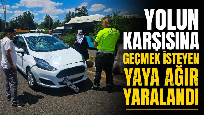 Feci Kaza: Yolun Karşısına Ge&ccedil;mek İsteyen Yaya Ağır Yaralandı 