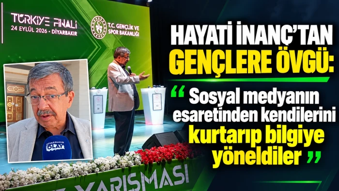 Hayati İnan&ccedil;&rsquo;tan gen&ccedil;lere &ouml;vg&uuml;