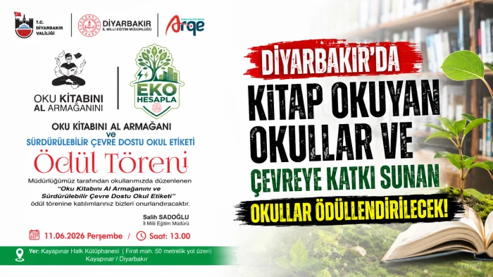 Kitap Okuyan ve &Ccedil;evreye Katkı Sunan Okullar &Ouml;d&uuml;llendirilecek