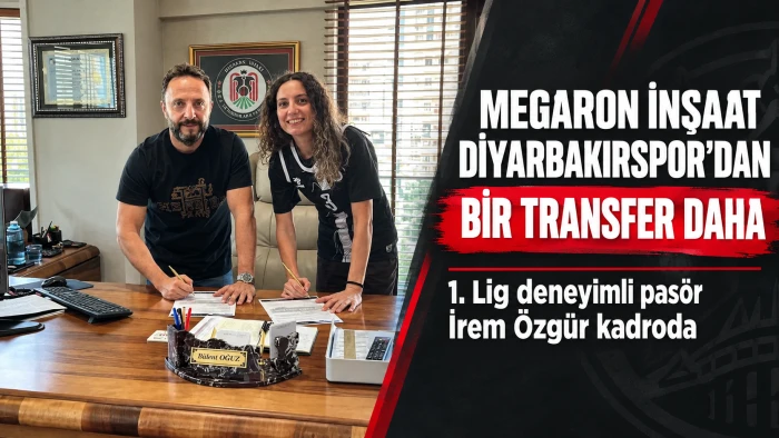 Megaron İnşaat Diyarbakırspor&rsquo;dan kadroya bir takviye daha