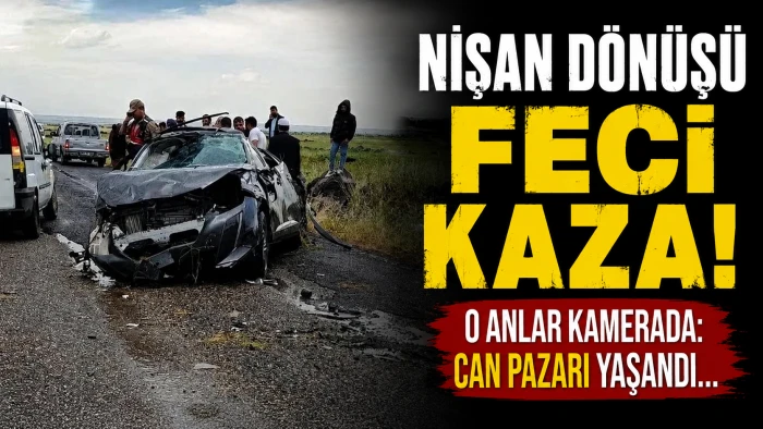 Nişan D&ouml;n&uuml;ş&uuml; Faciası Kamerada