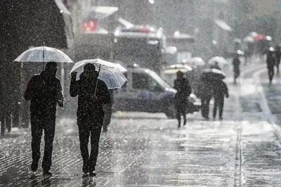 12 il i&ccedil;in kuvvetli yağış uyarısı