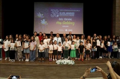 36. Uluslararası çocuk resimleri yarışmasının ödülleri sahiplerini buldu
