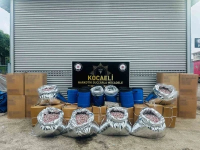 40 milyon haplık uyuşturucu &uuml;retimi son anda engellendi