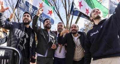 ABD&rsquo;deki Suriyelilerden eş-Şara&rsquo;ya sevgi g&ouml;sterisi