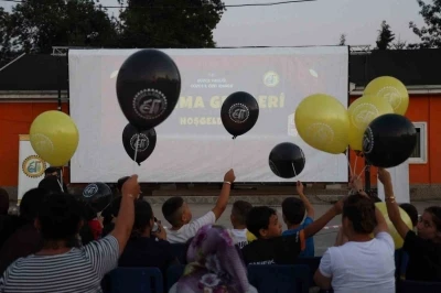 A&ccedil;ık hava sineması İhsaniye k&ouml;y&uuml;nde