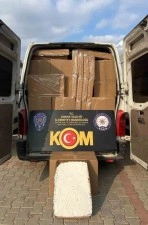 17 milyonluk kaçak doldurulmuş sigara polise takıldı