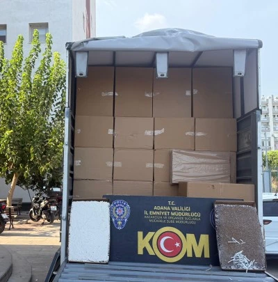 Adana’da 7 Milyon Kaçak Sigara Ele Geçirildi: 2 Kişi Tutuklandı