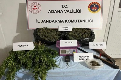 Adana Kozan'da Jandarmadan Uyuşturucu Operasyonu: 10 Kilo Esrar Ele Geçirildi