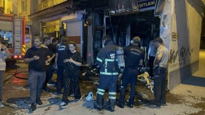 Giyim mağazasına molotofkokteyli saldırı