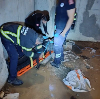 Adıyaman’da İnşaatta Düşen İşçi Hastaneye Kaldırıldı