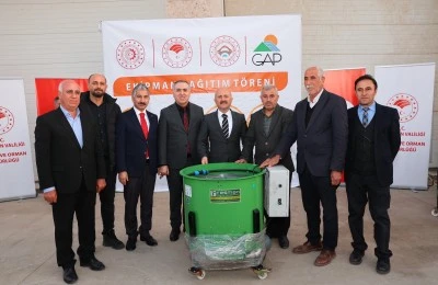 Adıyaman&rsquo;da Tarımın G&uuml;&ccedil;lendirilmesi İ&ccedil;in Modern Ekipman Desteği Verildi