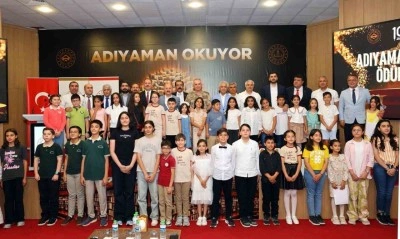 Adıyaman Okuyor Projesi'nden Öğrencilere Ödül Töreni
