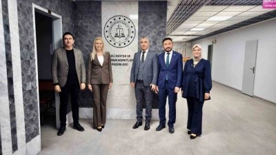 Adliyeye &ccedil;ocuk bekleme ve oyun odası k&uuml;t&uuml;phanesi kuruldu