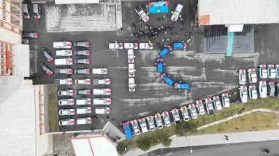 Ağrı&rsquo;da g&uuml;venlik g&uuml;&ccedil;lerine 85 yeni ara&ccedil; teslim edildi