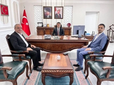 Ağrı Havaalanı müdürlerinden Kaymakam Dertlioğlu’na ziyaret