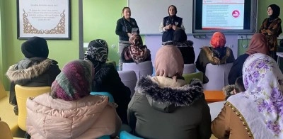Ahlat’ta kadına şiddetle mücadele kapsamında bilgilendirme çalışması yapıldı