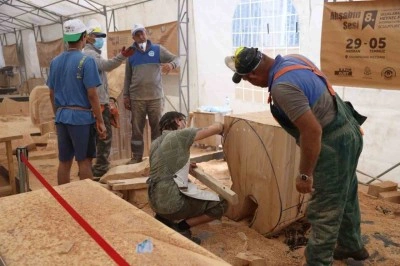 Ahşap Heykel Festivaline büyük ilgi