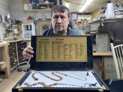 Ahşap sanatçısından rekor: 154 farklı ağaçla yapılan ilk tespih