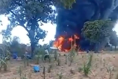 Akaryakıt  Tankeri Patladı 30 Ölü Var