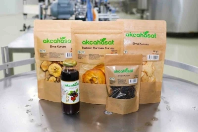 Meyve sebze fabrikasının &uuml;r&uuml;nleri market raflarında yerini aldı