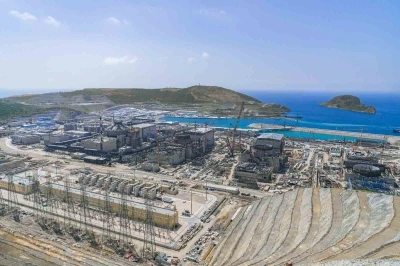 Akkuyu N&uuml;kleer Enerji Santrali&rsquo;nde ilk &uuml;niteye temsili n&uuml;kleer yakıt y&uuml;klendi