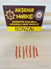 Akşehir’de durdurulan araçta uyuşturucu madde ele geçirildi