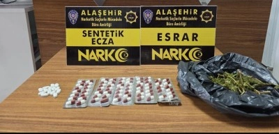 Alaşehir&rsquo;de sentetik ecza operasyonu: 1 kişi tutuklandı