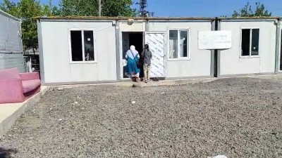 Alatosun Köyü’nde Sağlık Hizmeti Konteynerde Veriliyor