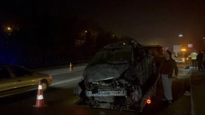 Alkollü Sürücü Takla Attı, Ehliyeti İptal Edildi