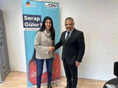 Alman Devlet Bakanı G&uuml;ler: "AKİB&rsquo;in projeleri &ccedil;ok vizyoner"