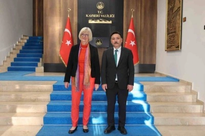 Almanya Federal Cumhuriyeti B&uuml;y&uuml;kel&ccedil;isi Sorg&rsquo;dan Vali &Ccedil;i&ccedil;ek&rsquo;e ziyaret