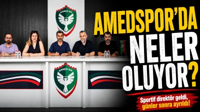 Amedspor&rsquo;da S&uuml;rpriz Ayrılık