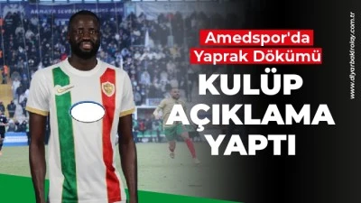 Amedspor'da Yaprak D&ouml;k&uuml;m&uuml;
