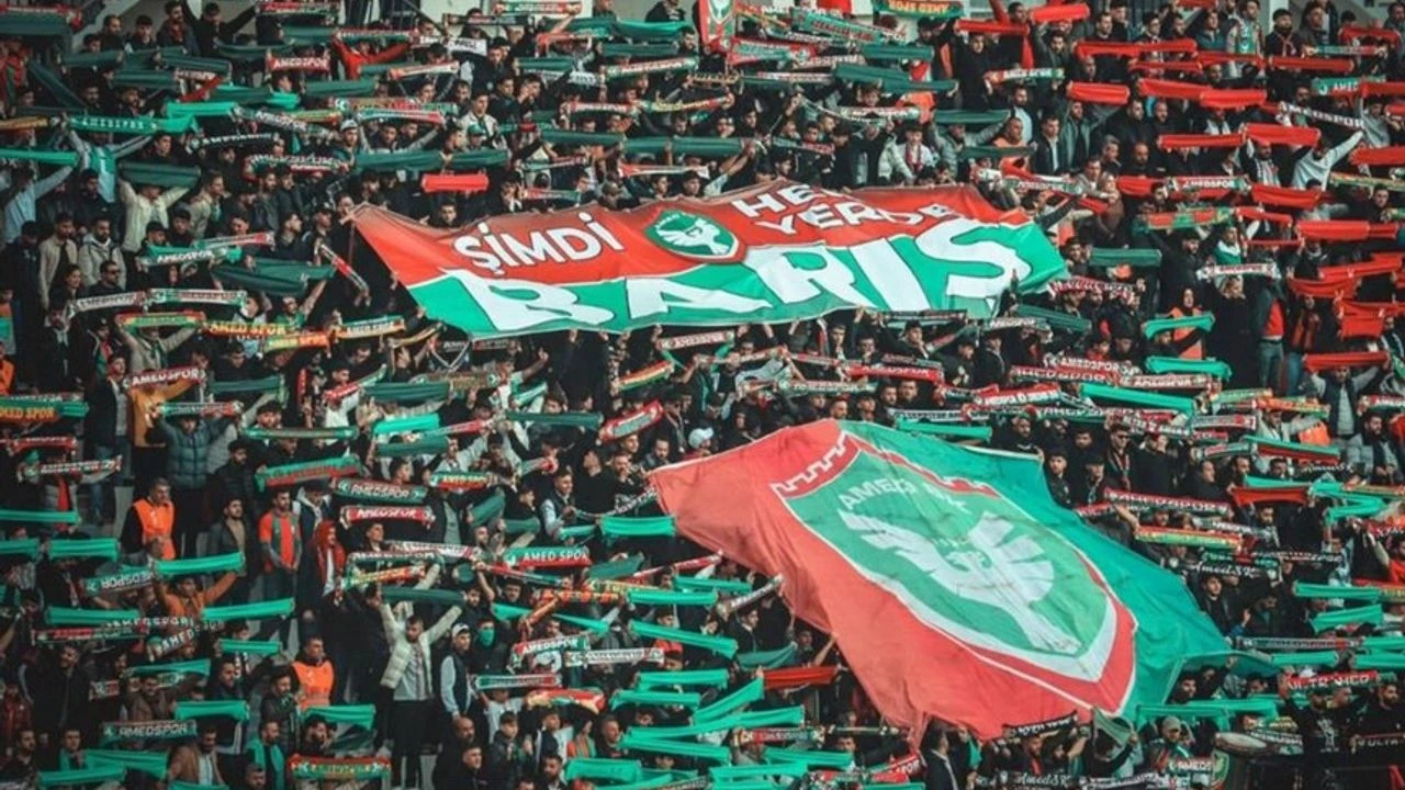 Amedspor’dan örnek hareket: Taraftarına barış, futboluna saygı çağrısı!