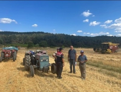 Anız ve orman yangınlarına karşı bilgilendirme yapıldı